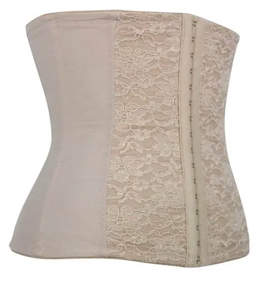 9 Pieces Steel Bones Nude Fashion Strapless Corset Tops