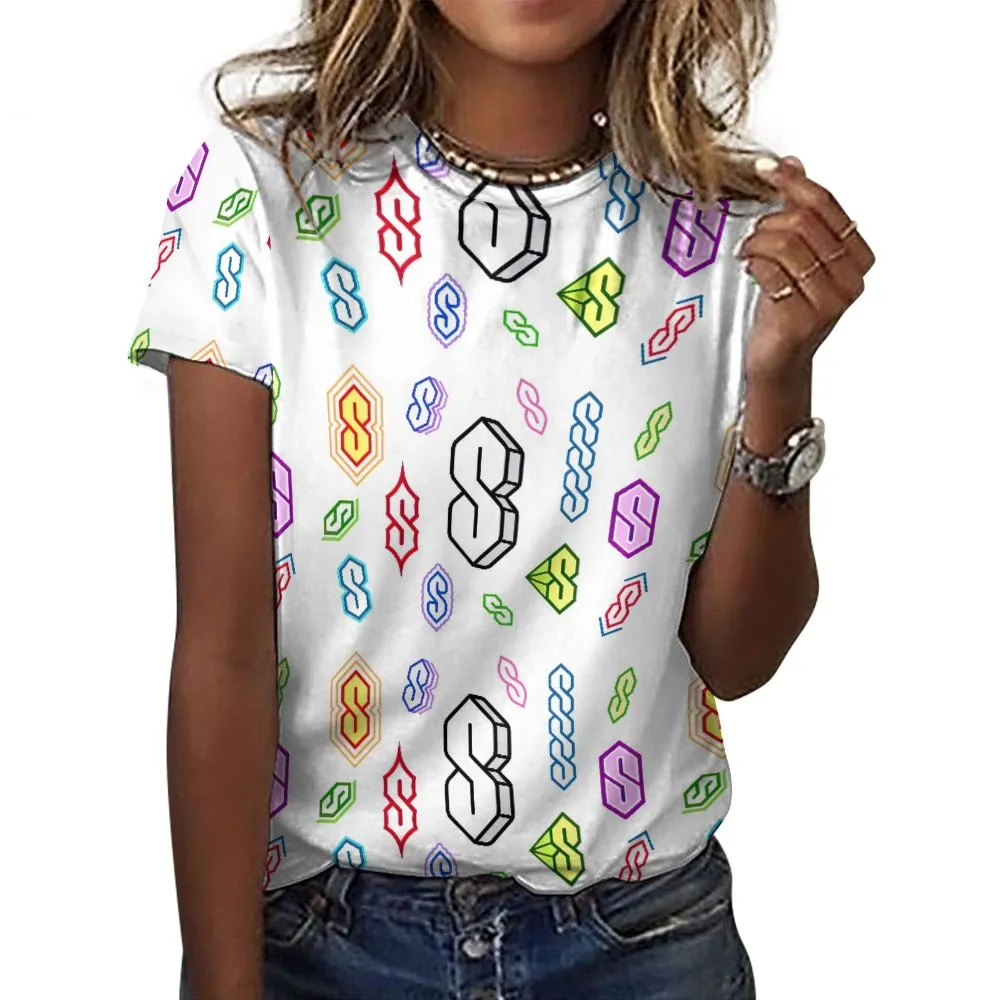 90s Graffiti Super S Women's 100% Cotton T-Shirt