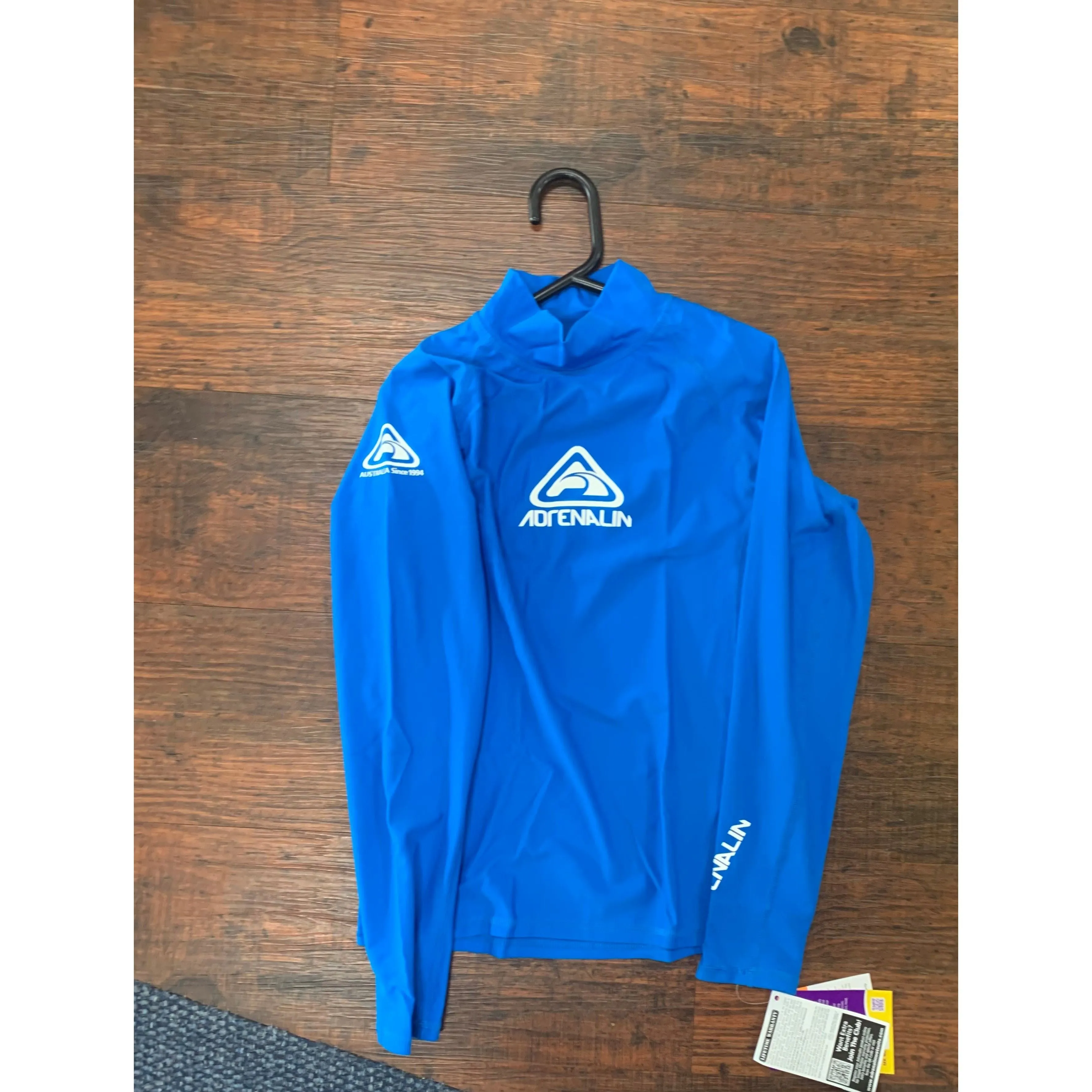 Adrenalin Junior Long Sleeve Rashie Vivid