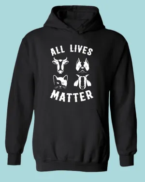 All Animals Lives matter Hoodie, Vegan Hoodie