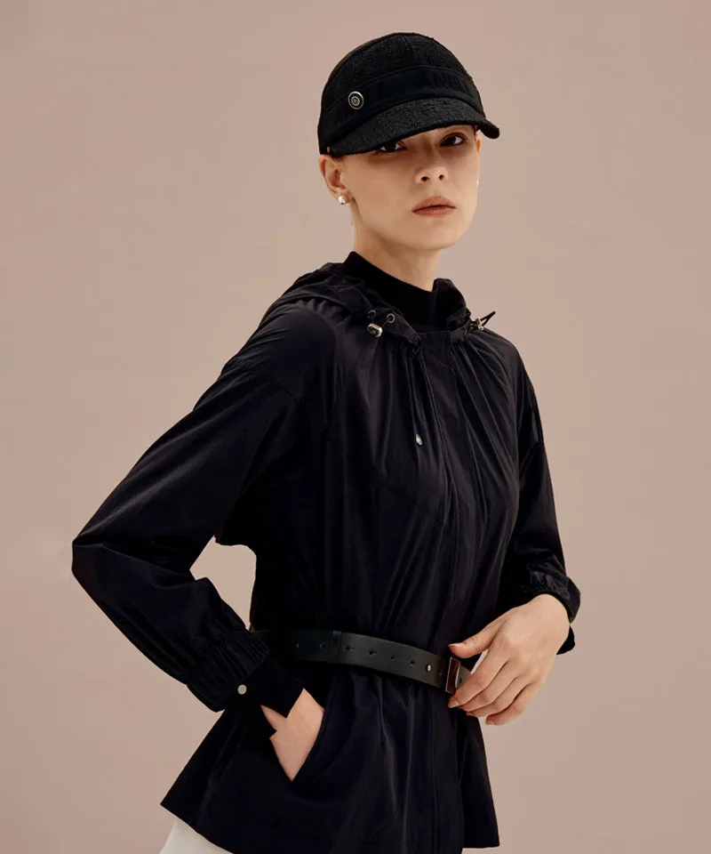 Anell Golf Classic Wind Jumper - Black
