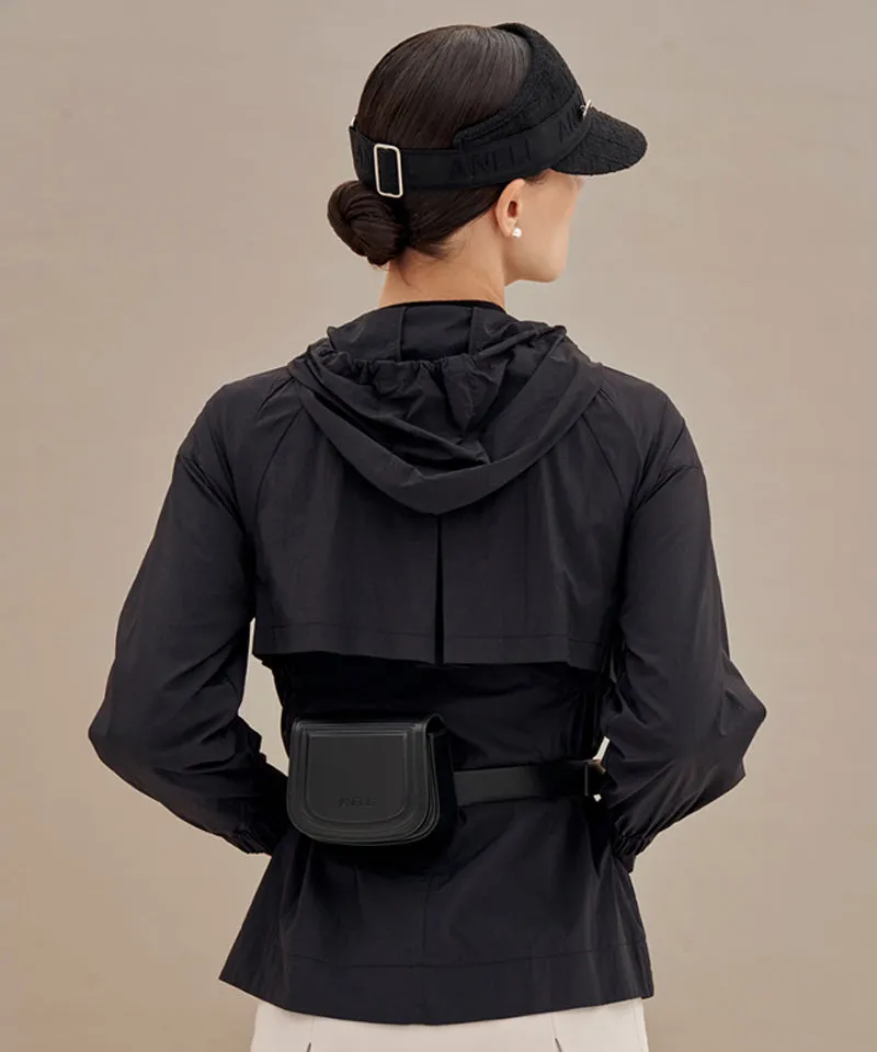 Anell Golf Classic Wind Jumper - Black