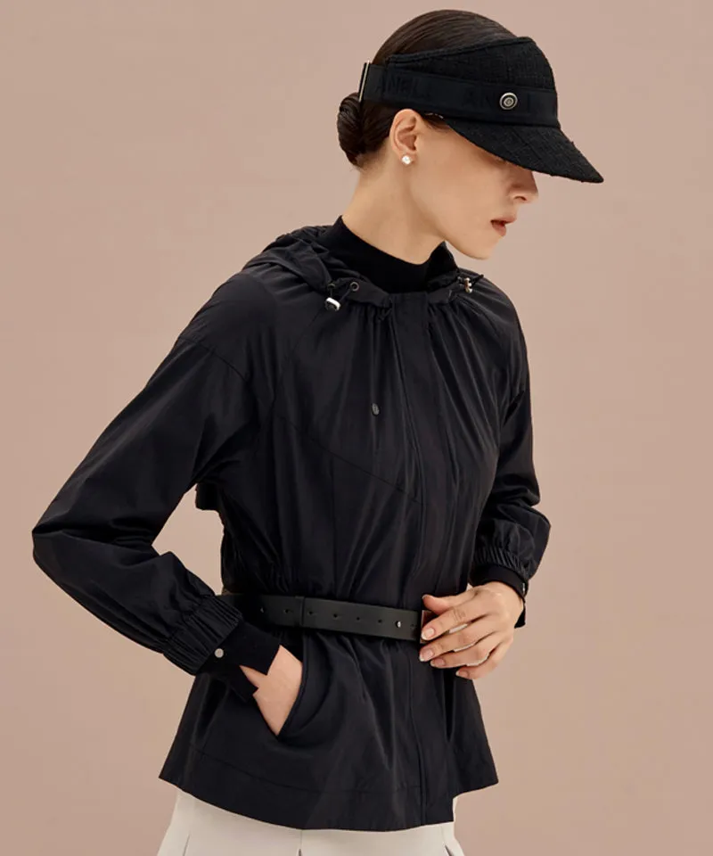 Anell Golf Classic Wind Jumper - Black