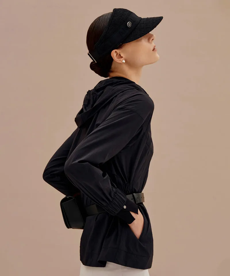 Anell Golf Classic Wind Jumper - Black