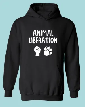 Animal Liberation Hoodie, Vegan Hoodie