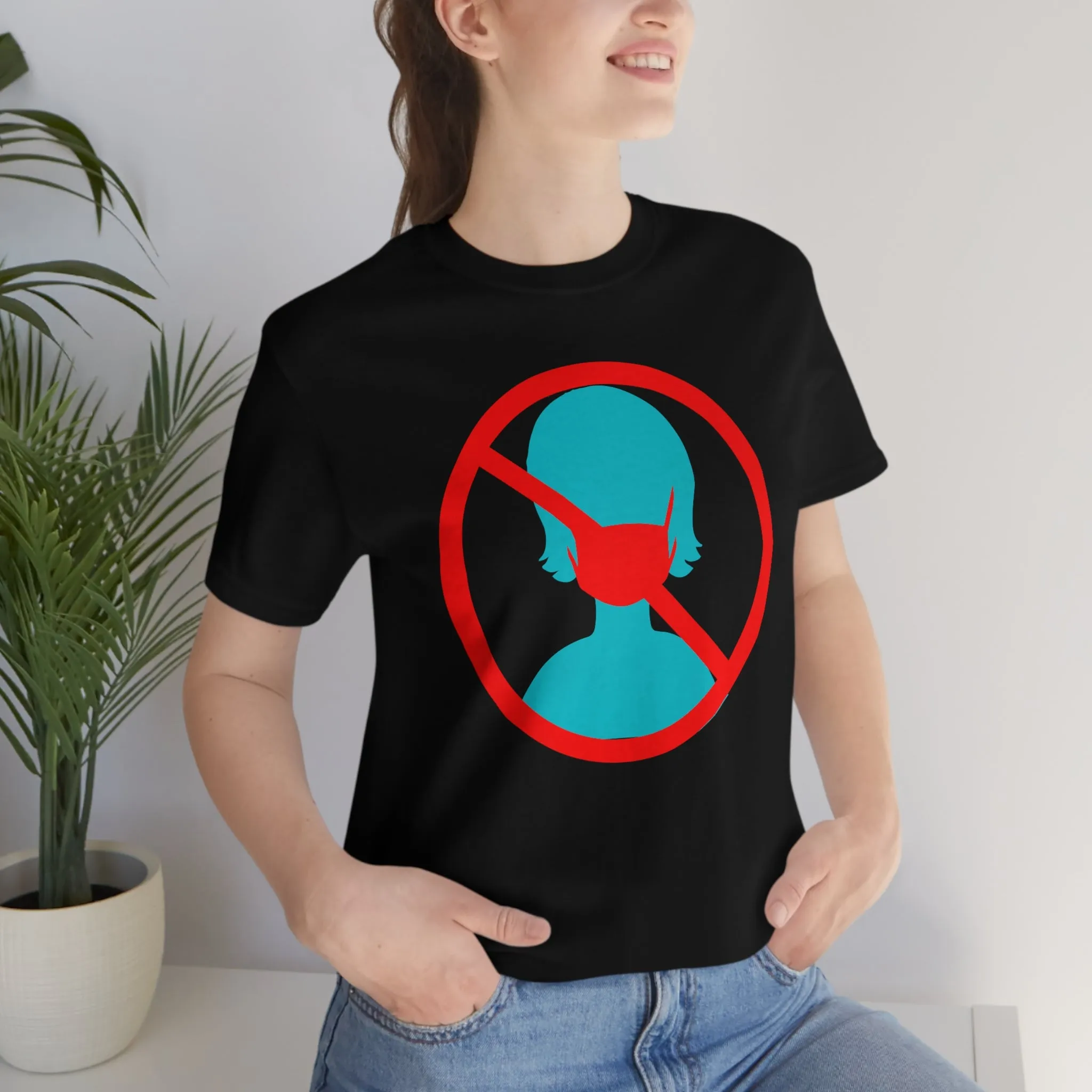 Anti-Mask Women's Short Sleeve Tee