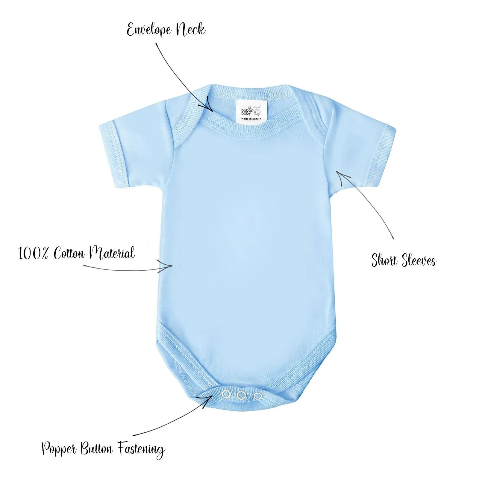Baban Baby Premature Bodysuits - 3 Pack