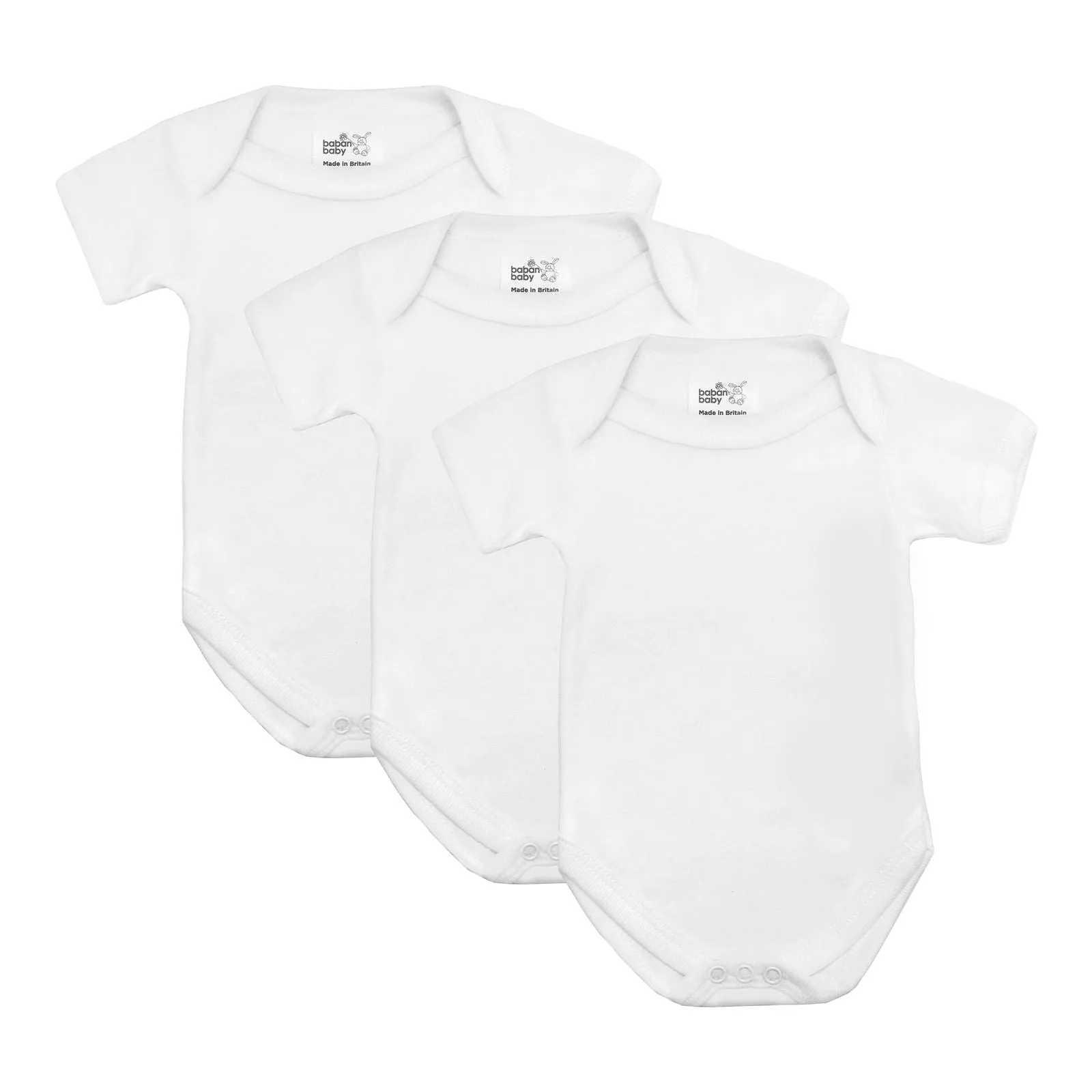 Baban Baby Premature Bodysuits - 3 Pack