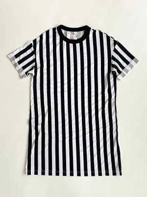 Bamboo Black/White Striped Dress