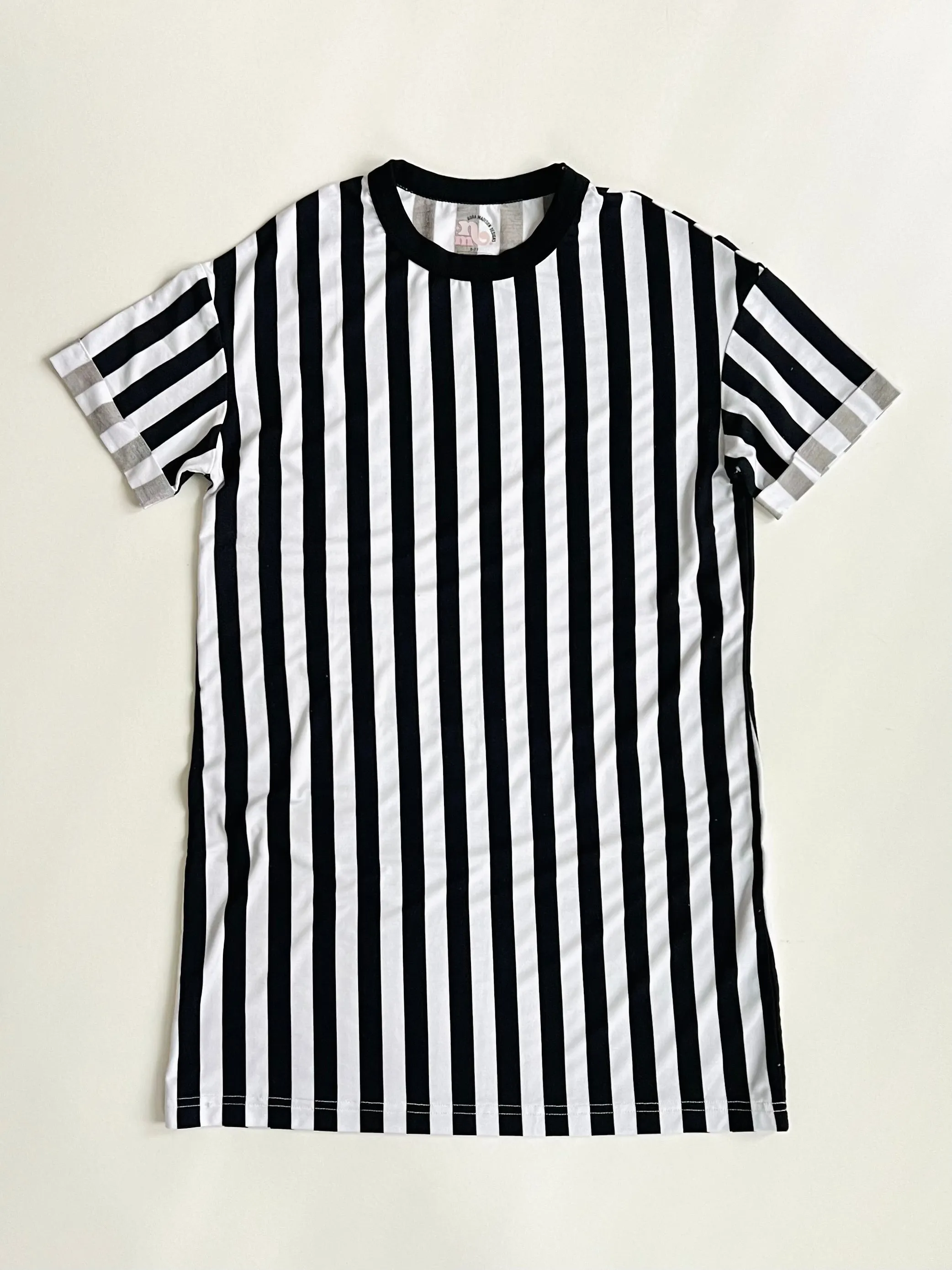 Bamboo Black/White Striped Dress