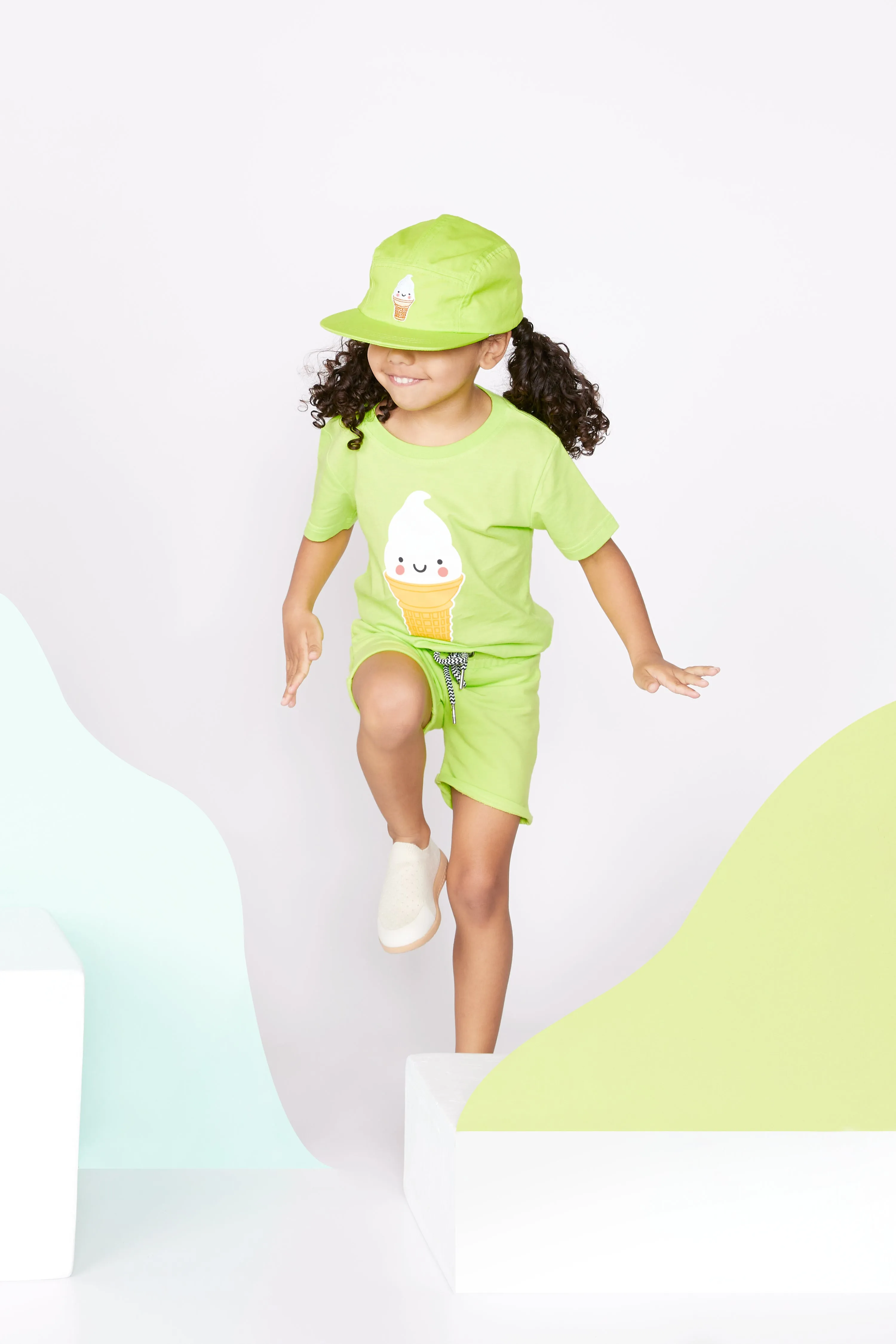 Bamboo Drawstring Shorts - Atomic Green