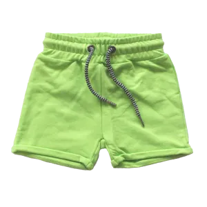 Bamboo Drawstring Shorts - Atomic Green