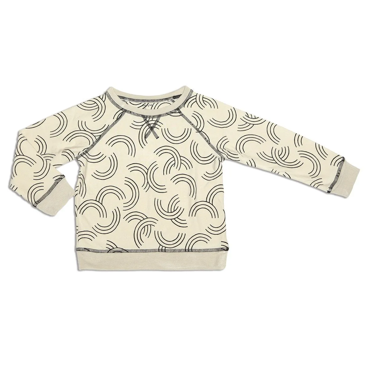Bamboo Fleece Sweatshirt - Rainbow Toss