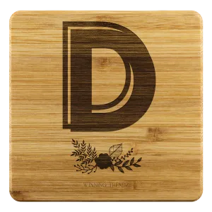 Bamboo "D" Coasters (Sets of 4)