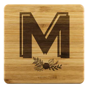 Bamboo "M" Coasters (Sets of 4)