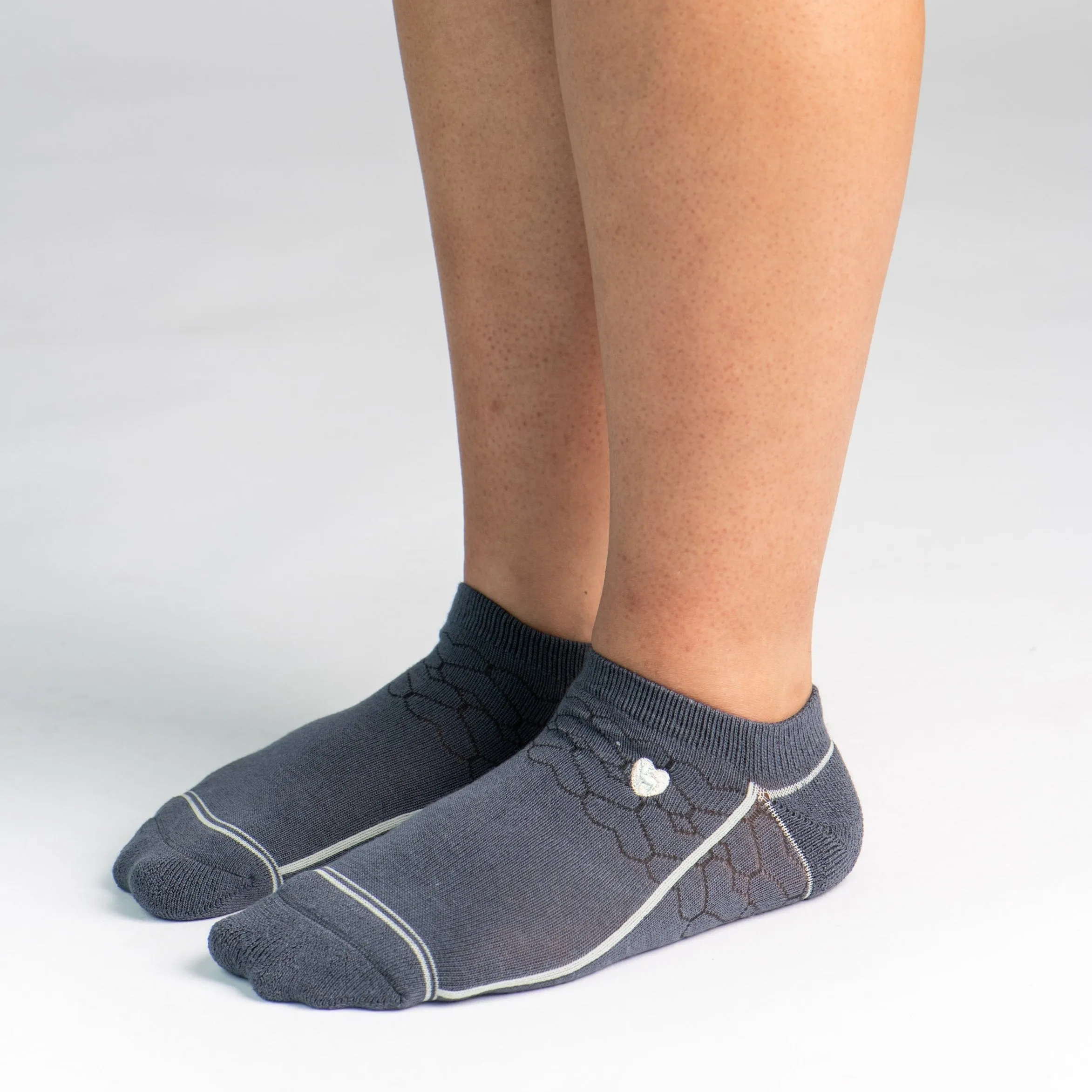 Bamboo Socks | Everyday Ankle | Gray Dawn