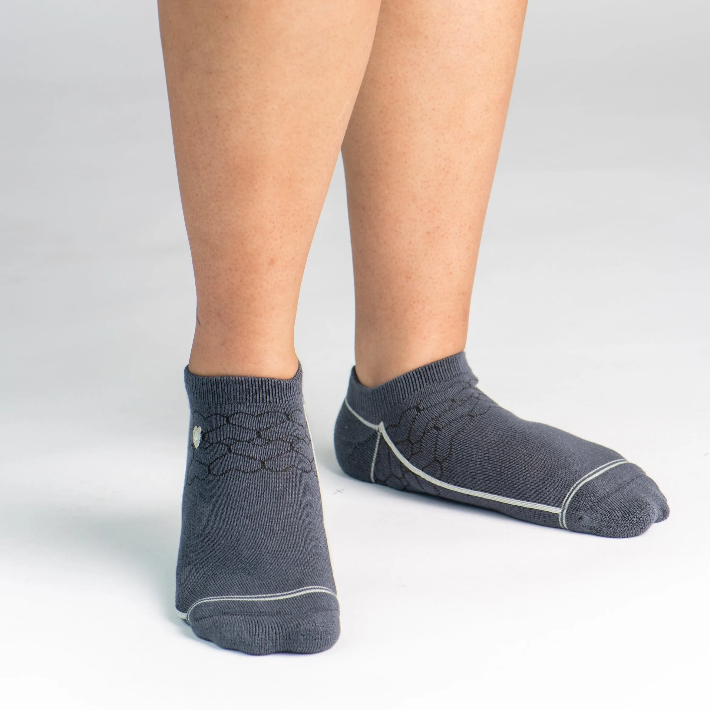 Bamboo Socks | Everyday Ankle | Gray Dawn