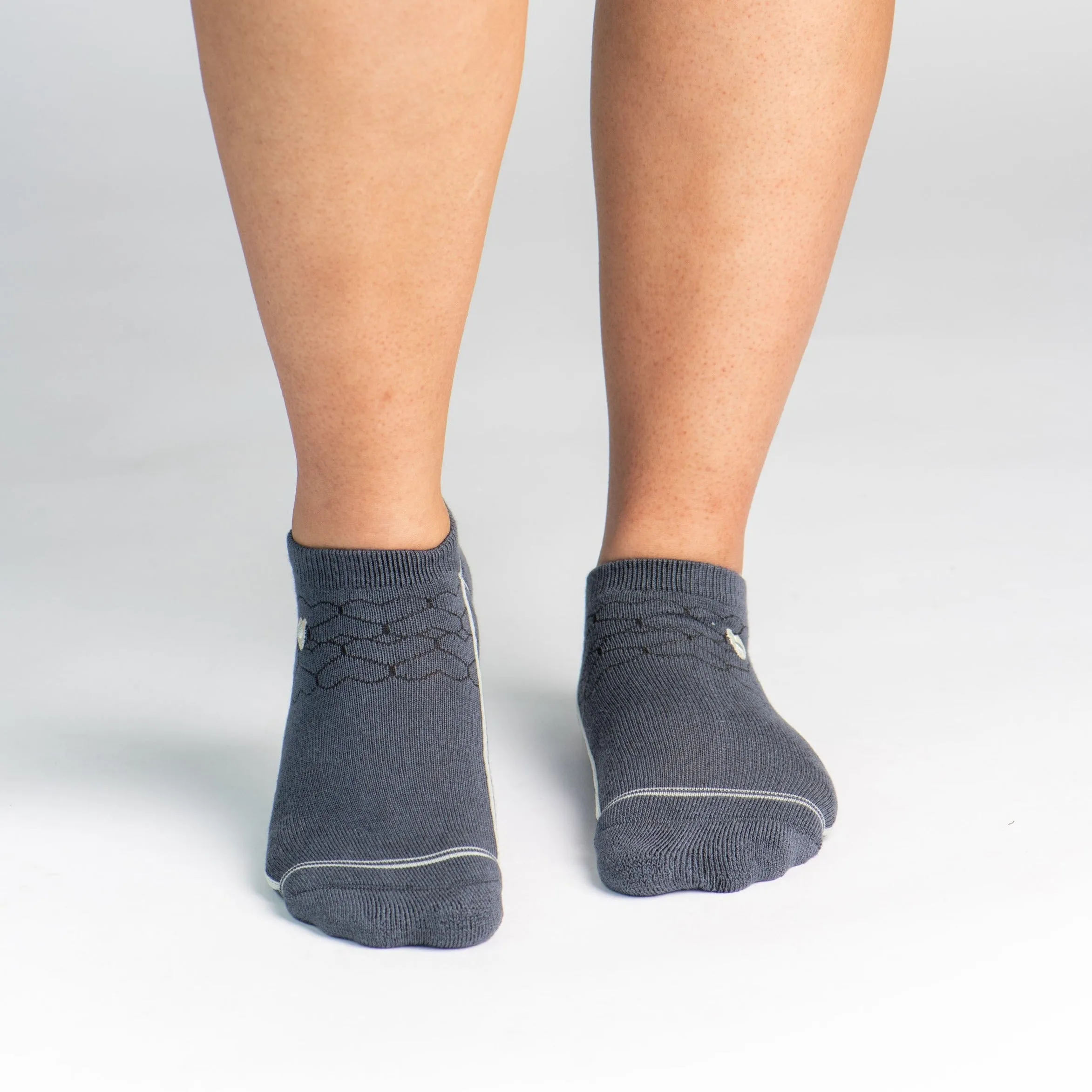 Bamboo Socks | Everyday Ankle | Gray Dawn