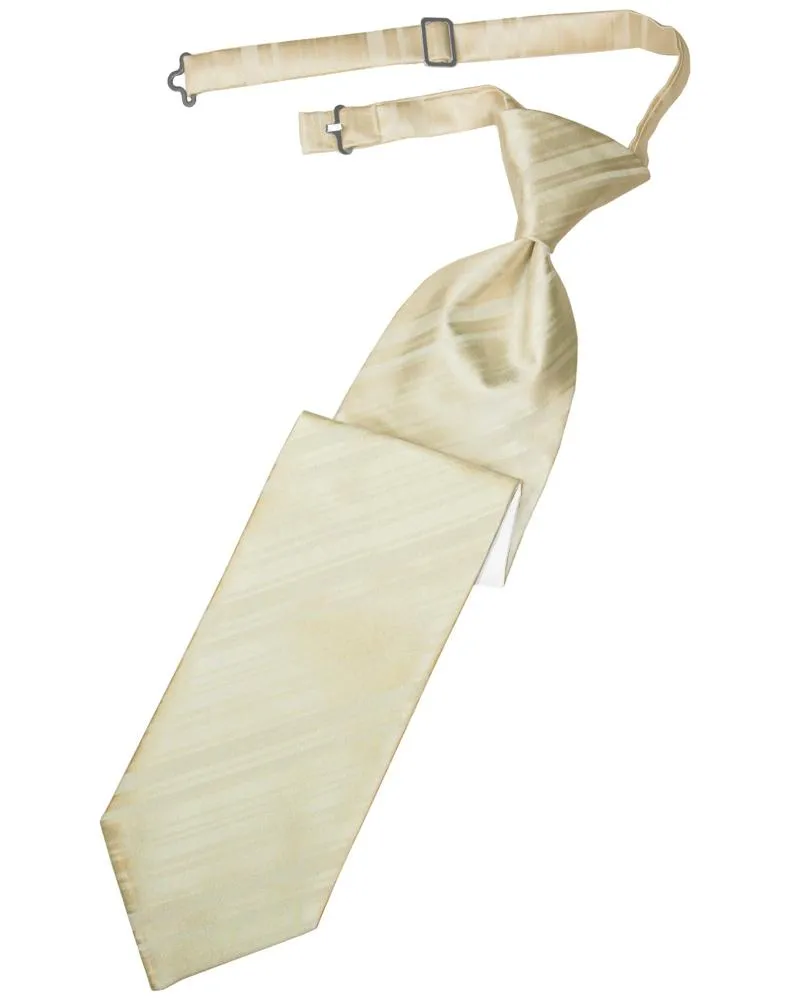 Bamboo Striped Satin Necktie