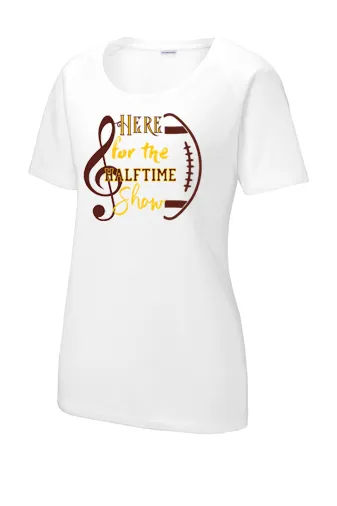 Band Mom Ladies PosiCharge Wicking Scoop Neck