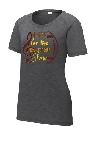 Band Mom Ladies PosiCharge Wicking Scoop Neck