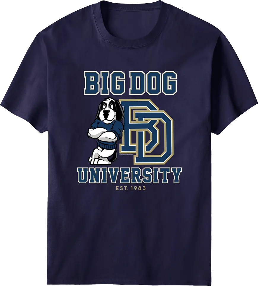 Bd University Navy Gold T-shirt