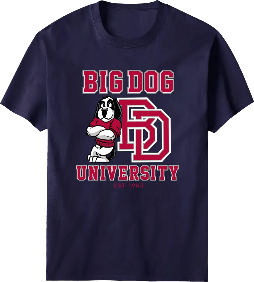 Bd University Red Gray T-shirt