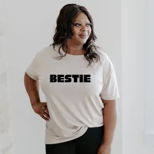 Bestie Block Tee Shirt Women's