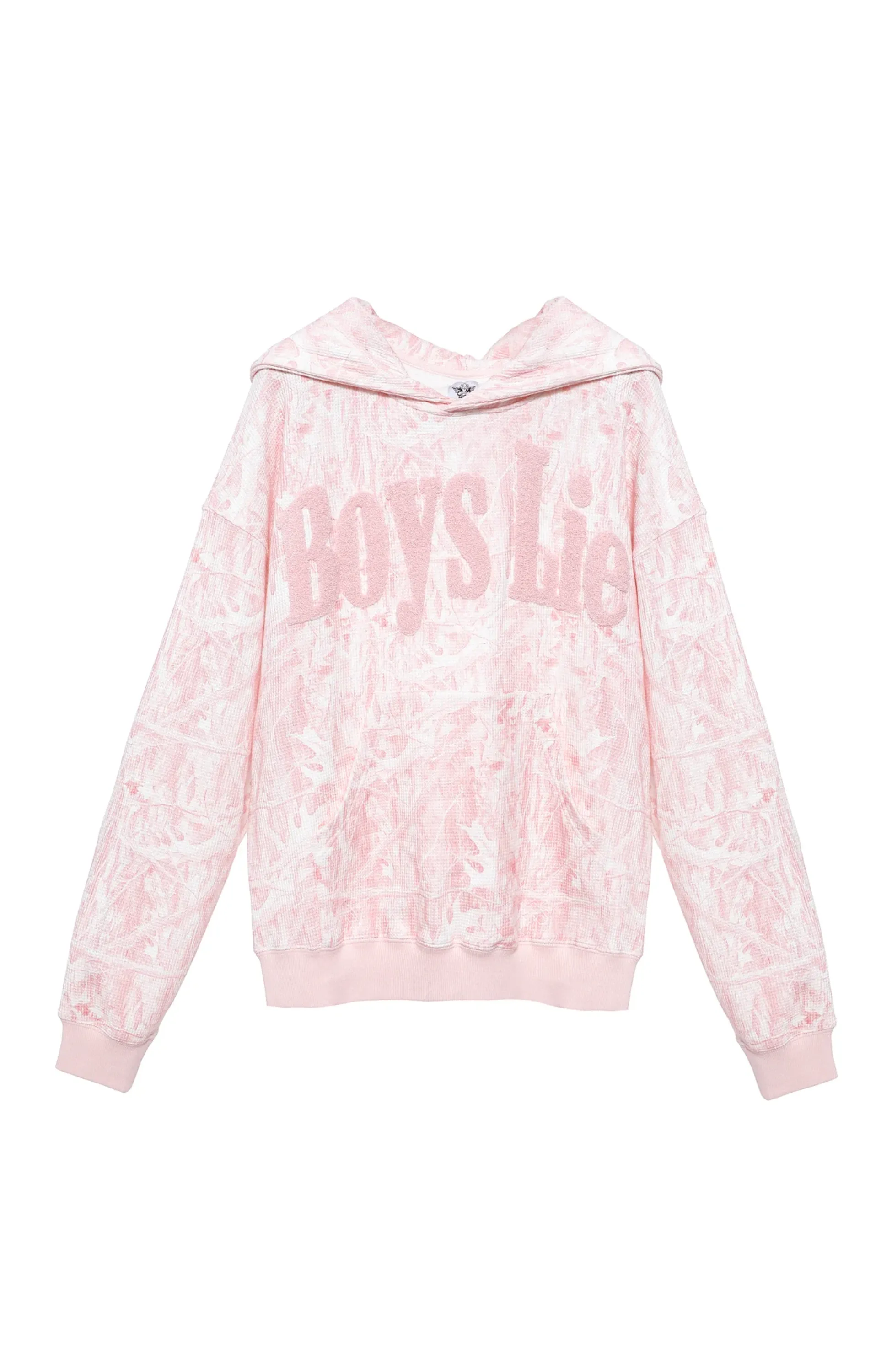 Boys Lie - Pink Manhunt Racer Hoodie