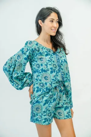Briar Blouse (Blue Bonnet)