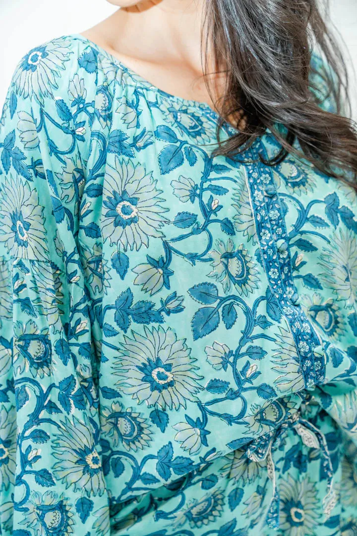 Briar Blouse (Blue Bonnet)
