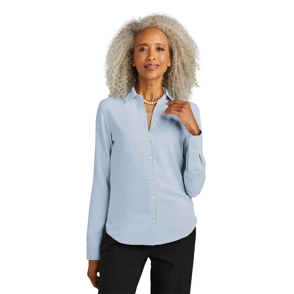 Brooks Brothers - Women's Full-Button Satin Blouse