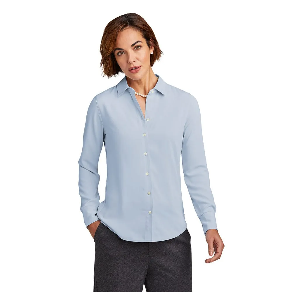 Brooks Brothers - Women's Full-Button Satin Blouse