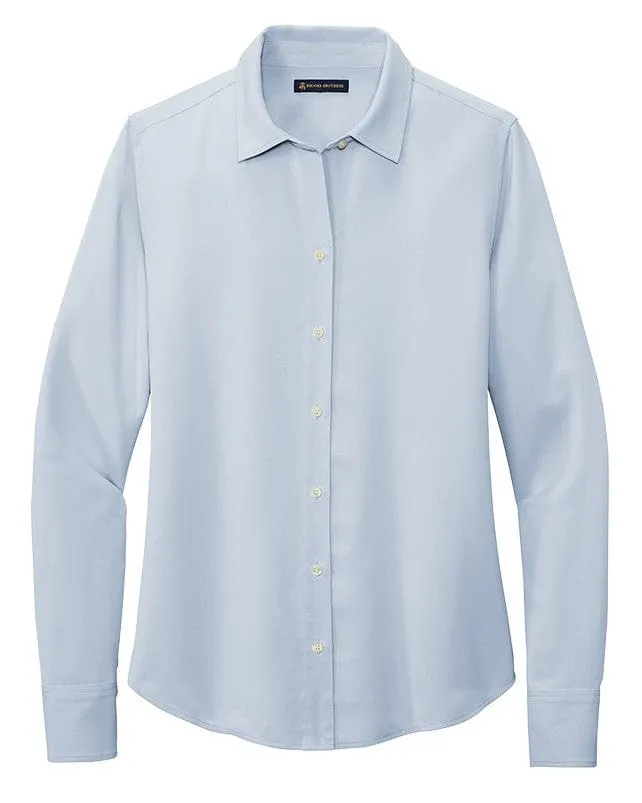 Brooks Brothers - Women's Full-Button Satin Blouse