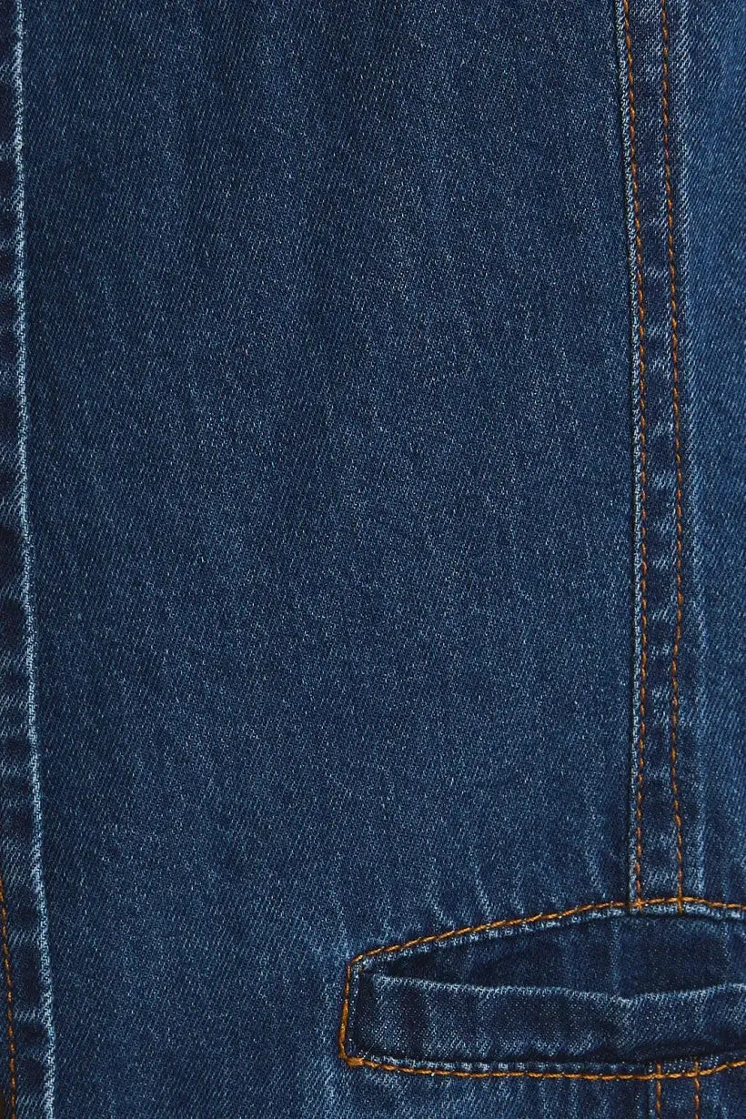 BUTTON DOWN LIGHT WEIGHT DENIM VEST
