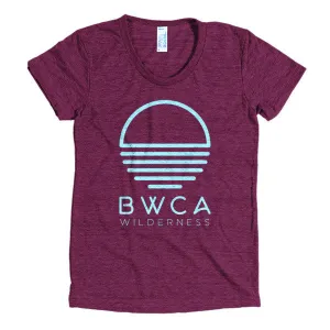 BWCA Sunset Wilderness Women's T-Shirt - Cranberry