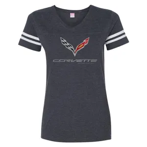 C7 Ladies Vintage V-Neck