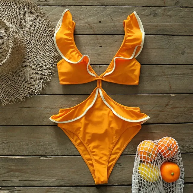 Caitlyn Ruffle Monokini