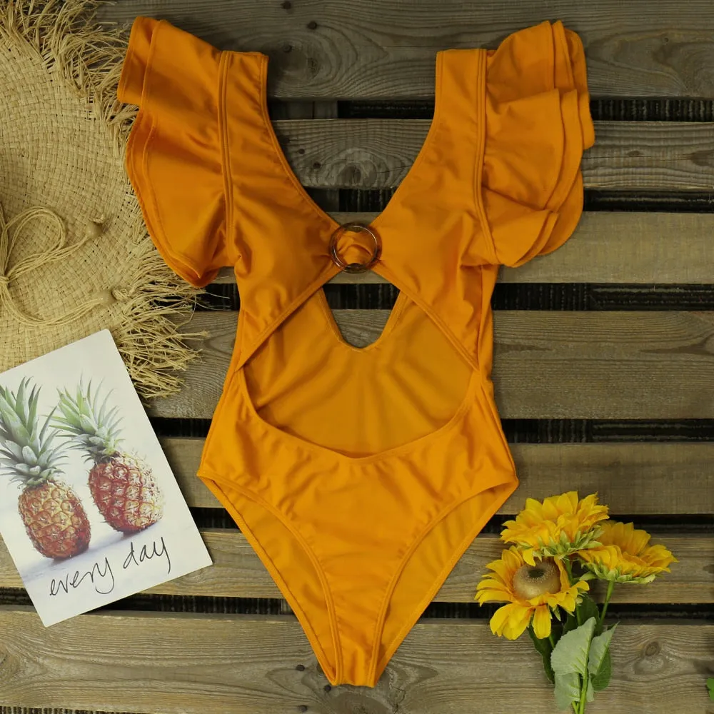 Caitlyn Ruffle Monokini