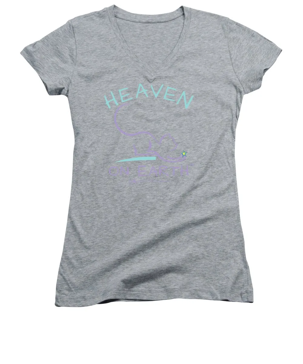 Cat/kitty Heaven On Earth - Women's V-Neck