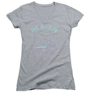 Cat/kitty Heaven On Earth - Women's V-Neck