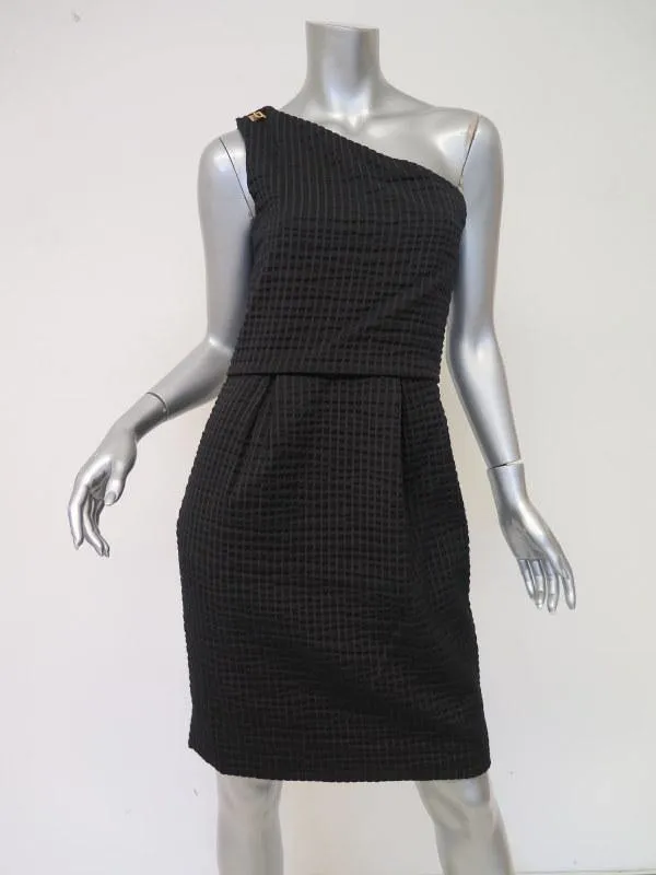 Chloe Women's Dress: Black Cotton Blend Size 2, Pre-owned