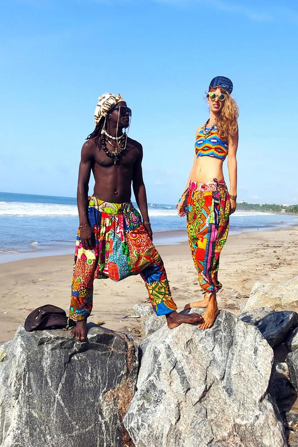 Colour Me Crazy Jokoto Patchwork Harem Pants