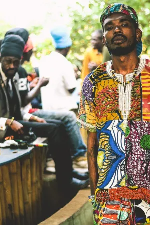 Colour Me Crazy Patchwork African Print T-Shirt