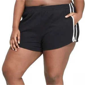 Colsie Women's Plus Size Retro Striped Lounge Pajama Shorts