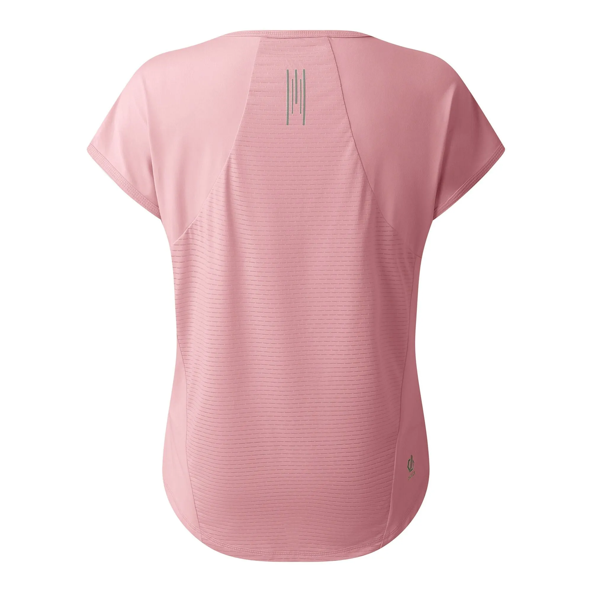 Dare2b Ladies Chase Moisture Wicking Lightweight Antibacterial ExerciseT-Shirt-LILAC