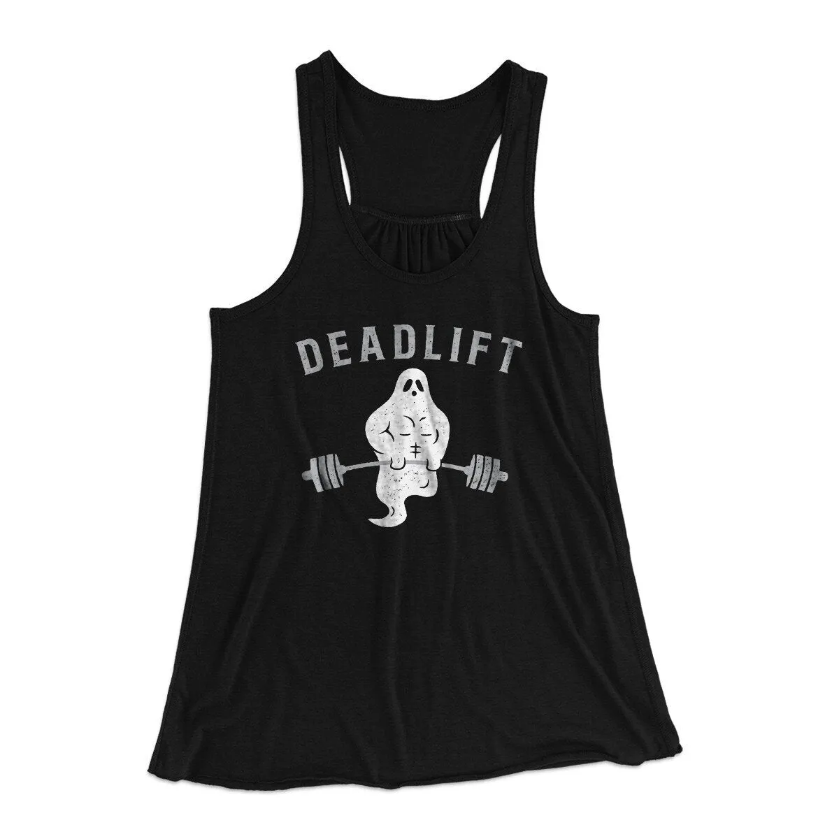 Deadlift - Ghost Women's Flowey Racerback Tank Top