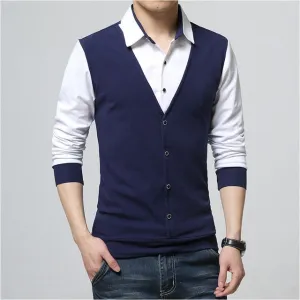 Design New 2019 Men s Brand Polo Shirt Long Sleeves Casual Spring Autumn Clothes Plus Asian Size M-3XL 4XL 5XL
