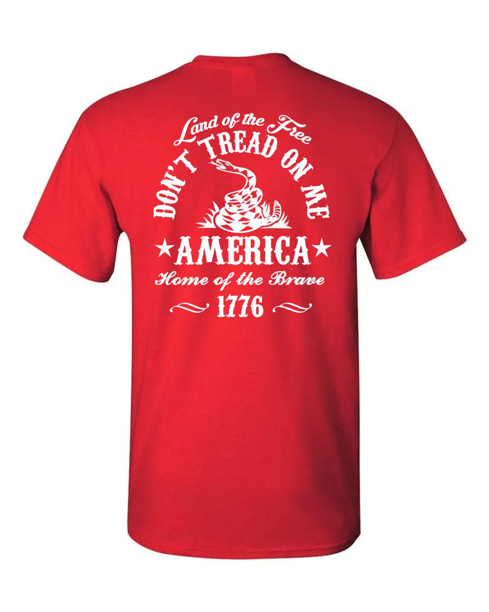 Don't tread on me t-shirt 2nd amendment tees