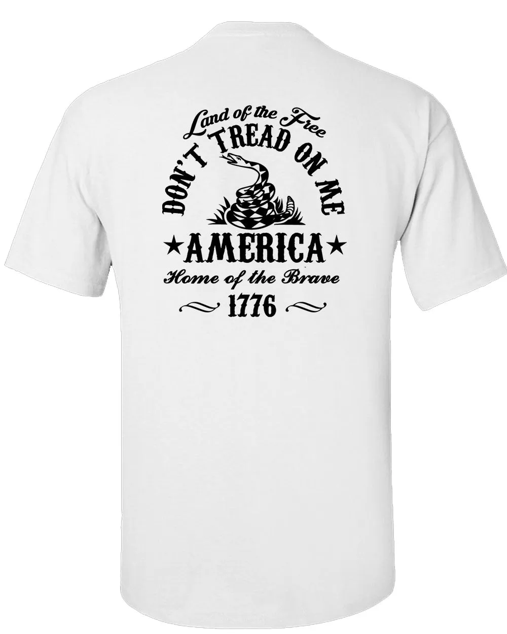 Don't tread on me t-shirt 2nd amendment tees